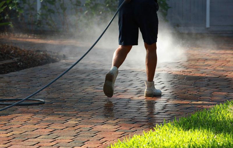 Brick Paver Cleaning And Sealing detail