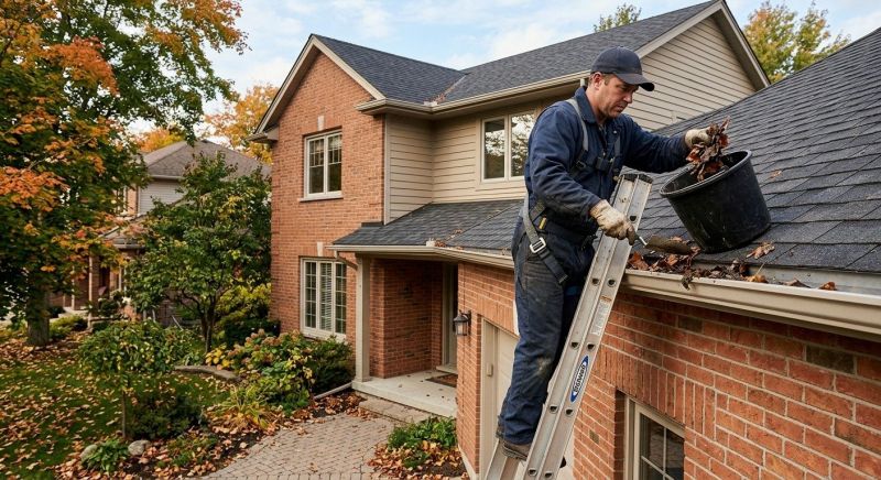 Gutter Pine Needle Removal in Baltimore, MD